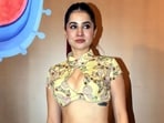 Uorfi Javed has called out her Mumbai housing society for making it difficult for her to work from home. (Sunil Khandare)