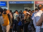 Chaos at Mumbai airport.(Hindustan Times/Representative)
