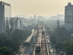 According to a survey conducted by RITES, nearly one hectare of land is required for the station, which will be connected to the Sector 10 metro depot through a foot overbridge. (HT Archive)