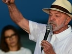 Brazilian President Luiz Inácio Lula da Silva on Tuesday criticized Flávio Bolsonaro for leaving the country after his election loss.(Photo by Pablo PORCIUNCULA / AFP)