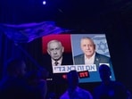 Israeli Prime Minister Benjamin Netanyahu (L) and Gadi Eisenkot (R)