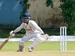 Ayush Badoni steps up with the bat for Delhi. Ayush Badoni steps up with the bat for Delhi.