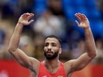 India's Sujeet Kalkal at the Asian Games.