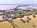 The Bihar government will seek funds from the Centre to remove sand and silt from farmlands and fisheries affected in the recent floods in the state, an official statement said on Tuesday. (HT Photo)
