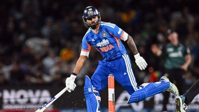 India skipper Shreyas Iyer had a bad day at the office with the bat, scoring just five runs off 10 balls. However, India did not have to pay for his bad day as Abhishek Sharma and Vaibhav Sooryavanshi had gotten the bulk of the job done.&nbsp; (ANI Pic Service)