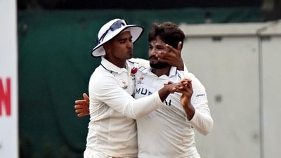 Musheer Khan displayed his skills with both bat and ball. (BCCI Domestic)
