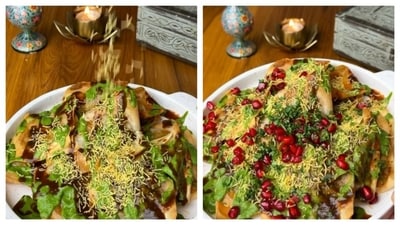 Make your festive feasts delicious with samosa chaats. (Picture credit: Instargram) Make your festive feasts delicious with samosa chaats. (Picture credit: Instargram)