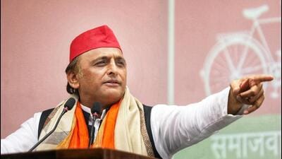 Samajwadi Party national president Akhilesh Yadav at a press conference in Lucknow on Wednesday. (ANI PHOTO) Samajwadi Party national president Akhilesh Yadav at a press conference in Lucknow on Wednesday. (ANI PHOTO)