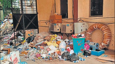 Students have complained about poor hostel conditions, irregular water supply, unhygienic toilets, poor food quality and waste lying near hostel buildings.