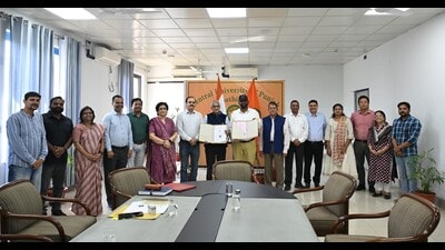 The Central University of Punjab (CUP) inked a memorandum of understanding (MoU) with the Central Ground Water Board (CGWB).
