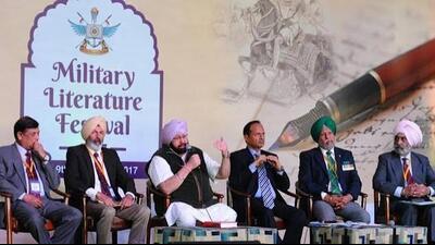 The brainchild of former Punjab chief Capt Amarinder Singh and former state governor VP Singh Badnore, the first military literature fest was organised in 2017. (HT File)