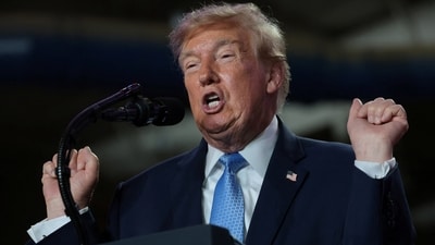 US President Donald Trump claimed his uncle had invented the radar. (REUTERS)
