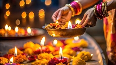 কালীপুজো ২০২৬র অমাবস্যা তিথি কখন পড়ছে! ধনতেরস কত তারিখ, দেখে নিন পঞ্জিকামত (প্রতীকী ছবি ) কালীপুজো ২০২৬র অমাবস্যা তিথি কখন পড়ছে! ধনতেরস কত তারিখ, দেখে নিন পঞ্জিকামত (প্রতীকী ছবি )
