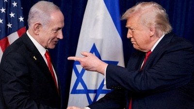 Israeli Prime Minister Benjamin Netanyahu and United States President Donald Trump (REUTERS/File)