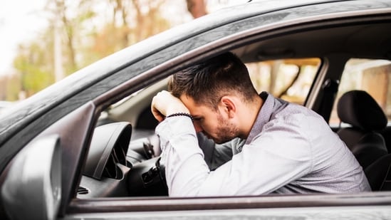 If you are feeling dizzy, stop the car and get fresh air.