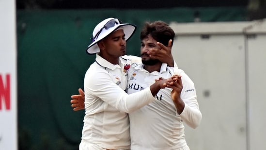 Musheer Khan displayed his skills with both bat and ball.