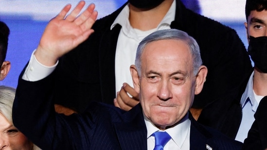 Israeli Prime Minister Benjamin Netanyahu (in picture) said that "they're trying to steal the election" after reports that individuals were arrested with envelopes of cash.