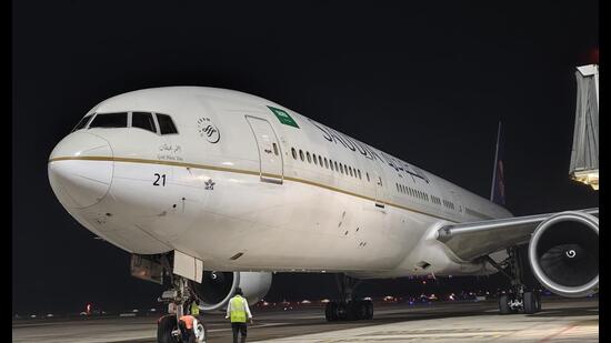 The aircraft operated as flights SV-892 and SV-893. The deployment of the larger aircraft on the Lucknow route is important for passengers travelling between Uttar Pradesh and Saudi Arabia. (Sourced)
