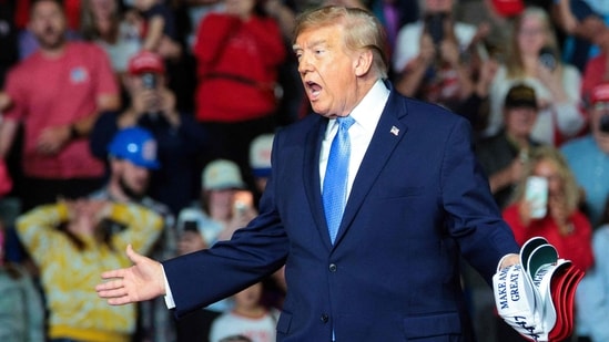 Donald Trump used a campaign rally in Mississippi to outline his immigration, crime and election agenda while urging voters to back Republican candidates.
Somodevilla/Getty Images/AFP