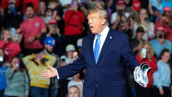 Donald Trump used a campaign rally in Mississippi to outline his immigration, crime and election agenda while urging voters to back Republican candidates.