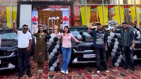 MITS Healthcare employees receive SUVs as Diwali gifts.