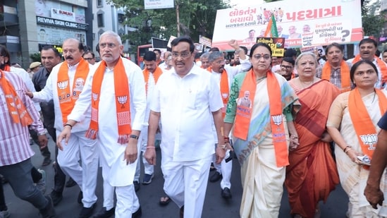 Patil was Gujarat BJP president when the party won a record 156 of 182 Assembly seats, its strongest performance since the state was formed. (X/@CRPaatil)