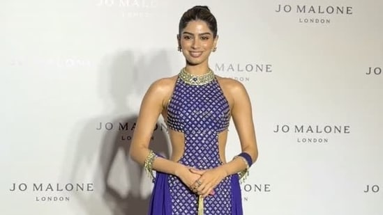 Khushi Kapoor attends the Jo Malone Diwali bash. 
