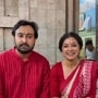 ‘সাধক বামাক্ষ্যাপা’ মুক্তির আগে ঠনঠনিয়া কালীবাড়িতে পায়েল-সব্যসাচী