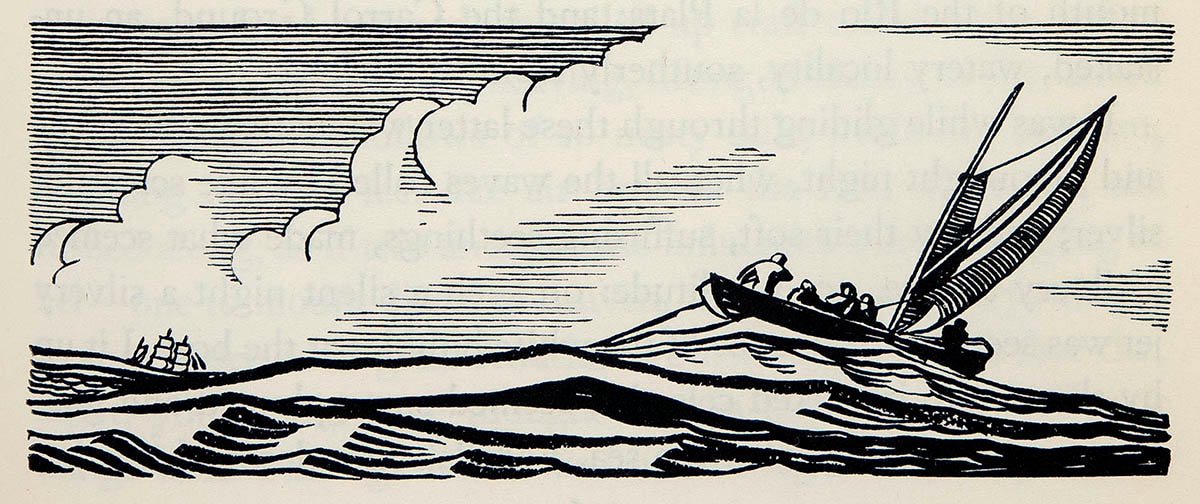 Illustration in the novel (From the collection of the Massachusetts Historical Society.) Illustration in the novel (From the collection of the Massachusetts Historical Society.)