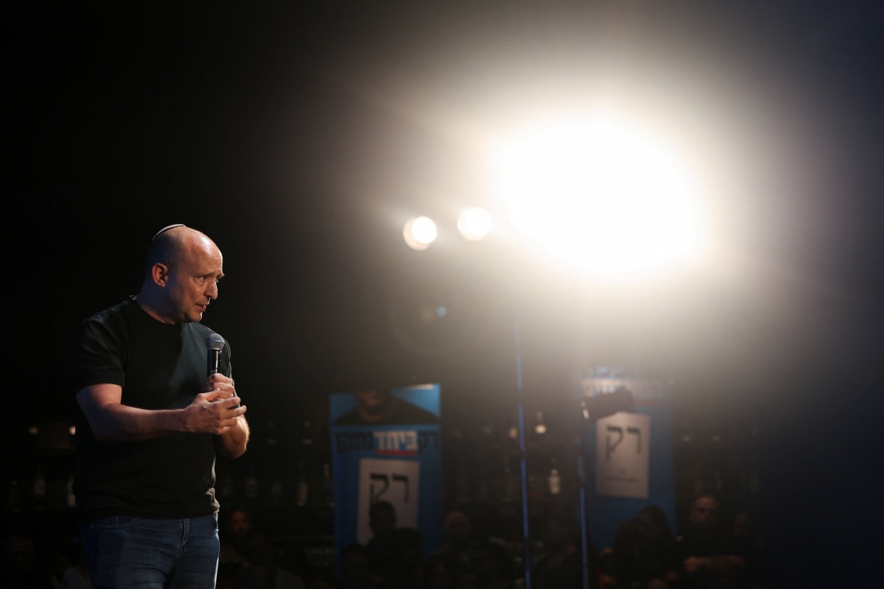 Naftali Bennett, another opposition leader and formerly prime minister, in Haifa, Israel, earlier this month. Naftali Bennett, another opposition leader and formerly prime minister, in Haifa, Israel, earlier this month.