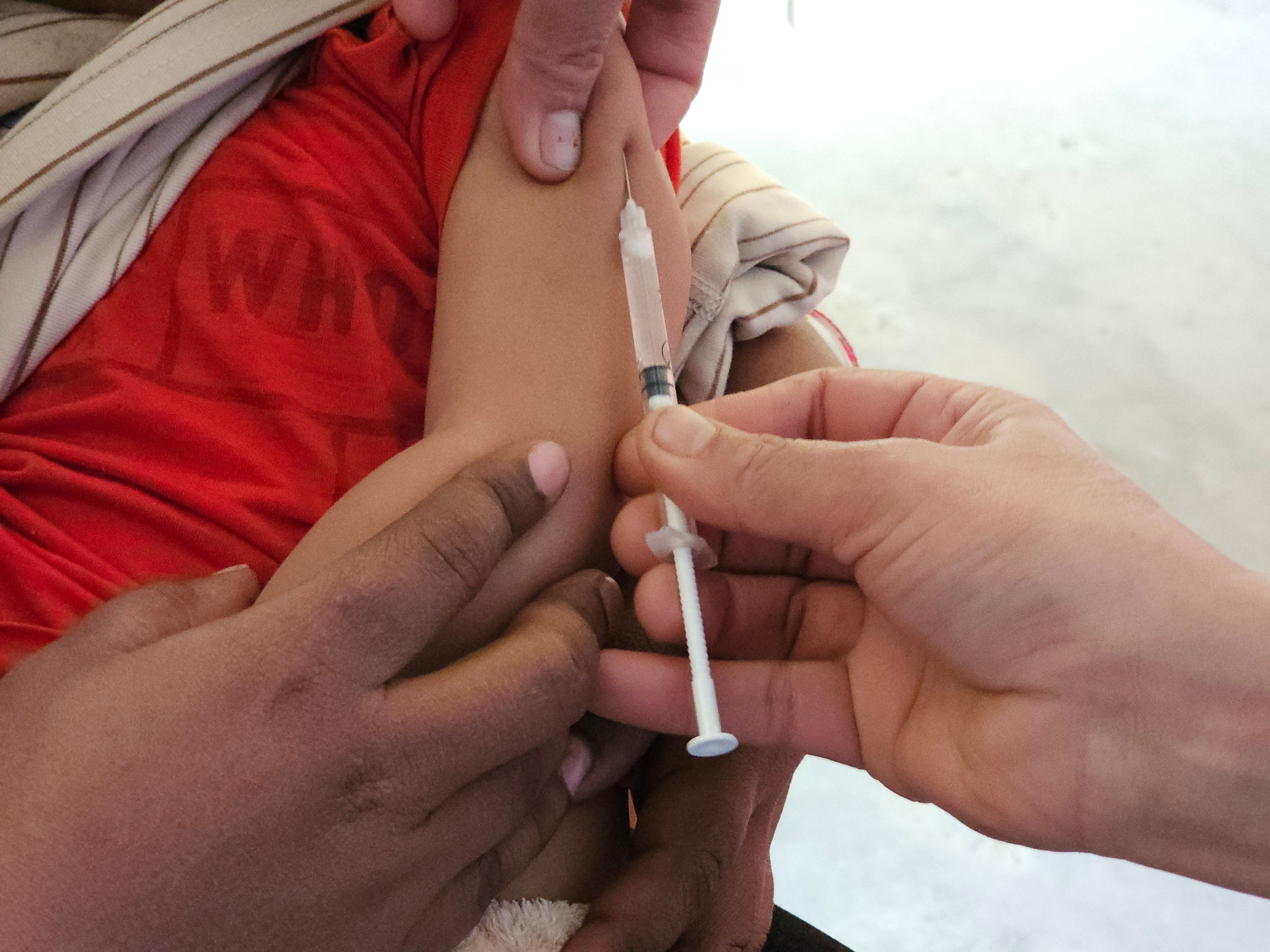 The IPV is injected and does not contain any live polio virus. (Pexel)