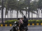 Gusty winds with speeds of 125-135 kmph have been reported in Kakinada, Konaseema and West Godavari. (PTI photo)