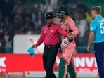 Haris Rauf handed fine, reprimand for breaching ICC Code of Conduct.