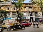 Mumbai, India. Oct 27, 2026 - View of the Sanaswadi building on Dr Babasaheb Ambedkar Road in the Chinchpokli area of central Mumbai, India. Oct 27, 2026. (Photo by Raju Shinde/HT Photo) (Raju Shinde)