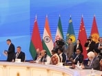 Defence Minister Rajnath Singh addresses the 25th Meeting of the Council of Heads of Government of the Shanghai Cooperation Organisation in Dushanbe, Tajikistan. Defence Minister Rajnath Singh addresses the 25th Meeting of the Council of Heads of Government of the Shanghai Cooperation Organisation in Dushanbe, Tajikistan.