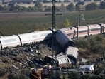 Rescue personnel work at the site of the collision of two high-speed trains between the towns of Mora and Orgaz, near Toledo, Spain, October 28, 2026.