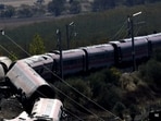 Rescue personnel work at the site of the collision of two high-speed trains between the towns of Mora and Orgaz, near Toledo, Spain on October 28, 2026. (Reuters)