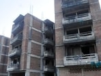 The court also ordered a disciplinary inquiry against a former vice-chairperson of the Ghaziabad Development Authority (GDA) for approving an illegal compounding of the building plans. (Sakib Ali/HT Photo)