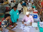 The elections for the 11 legislative seats were held on Friday, months before the assembly polls are due in Uttar Pradesh next year. (PTI)
