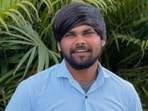 The victim Bablu Singh, a resident of Defence Colony in Bhondsi. He worked as a sales executive at an apparel showroom in Badshahpur, police said. (HT Photo)