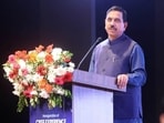 Union education minister addresses the launch event in New Delhi on Tuesday. (PIB)