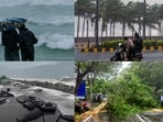 Visuals showed strong winds and high tides at RK Beach in Visakhapatnam, with rough sea conditions prevailing in the area.