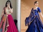 Lightweight lehengas and flared skirts to wear on Karwa Chauth, Diwali and more