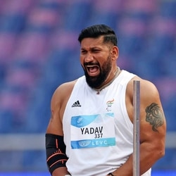 Neeraj Yadav competed in the F55 category, which covers seated field events, including the shot put, discus and javelin.