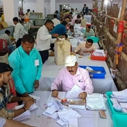 Counting for the Uttar Pradesh Legislative Council Graduate and Teacher constituency elections underway. 