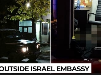 While Israel’s election delivers no clear winner, knife-wielding man killed outside Israel embassy