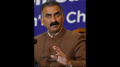 Chief minister Sukhvinder Singh Sukhu