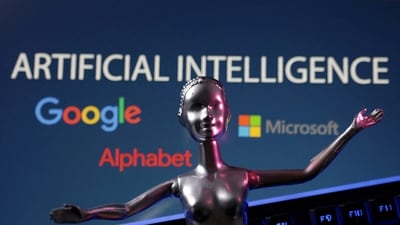Google, Microsoft and Amazon face pressure to show returns on their AI investments. (REUTERS/Dado Ruvic/Illustration/File Photo) (REUTERS)