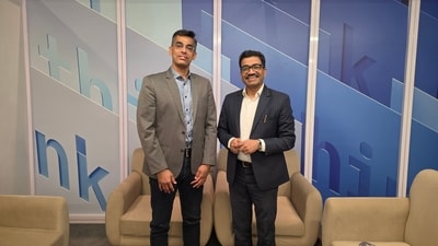 Sriram Raghavan, General Manager, IBM Software, India and Software Innovation Lab and Sunil Gupta, Co-Founder, Managing Director & CEO, Yotta Data Services (Shweta Ganjoo / HT Tech)