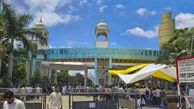 Located in Jauhar Nagar village, the university is owned by the Maulana Mohammad Ali Jauhar Trust, founded and controlled by Azam Khan, who is also its honorary chancellor. (File)
